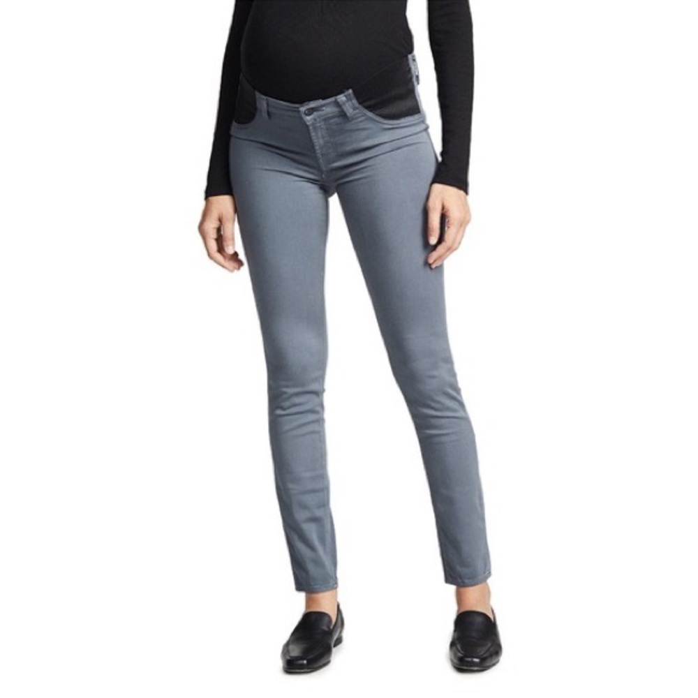 J Brand Mama J Super Skinny Jeans in Volcanic Ash Maternity